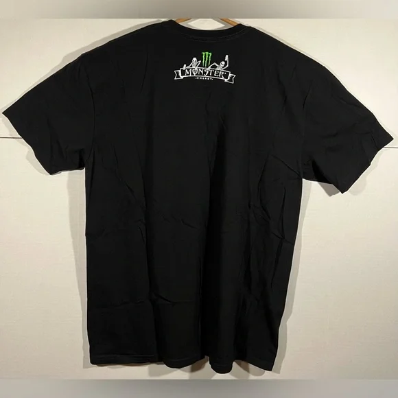 Monster Energy Shirt Mens XL Black Short Sleeve T-Shirt Mi Muerta Loca Skull - Picture 5 of 11